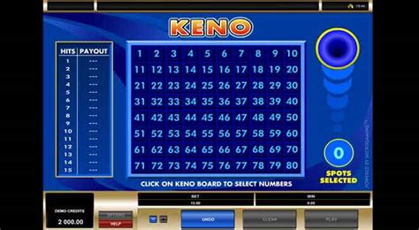 play keno online nsw.